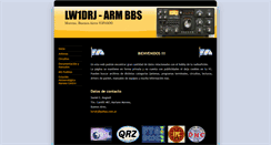 Desktop Screenshot of lw1drj.com.ar