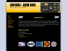 Tablet Screenshot of lw1drj.com.ar